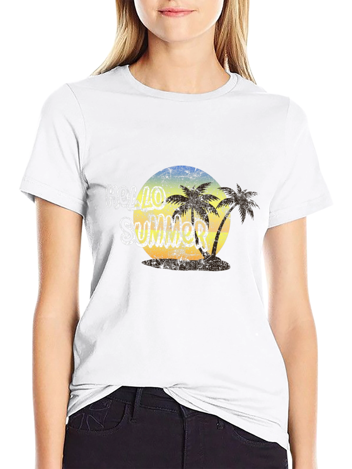 Hello Summer Graphic T-Shirt