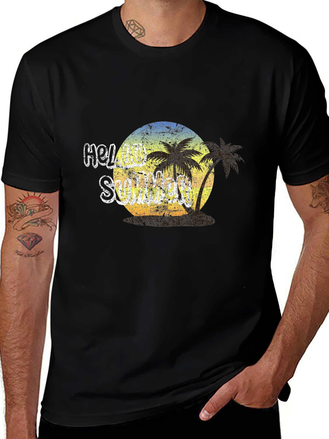 Hello Summer Graphic T-Shirt