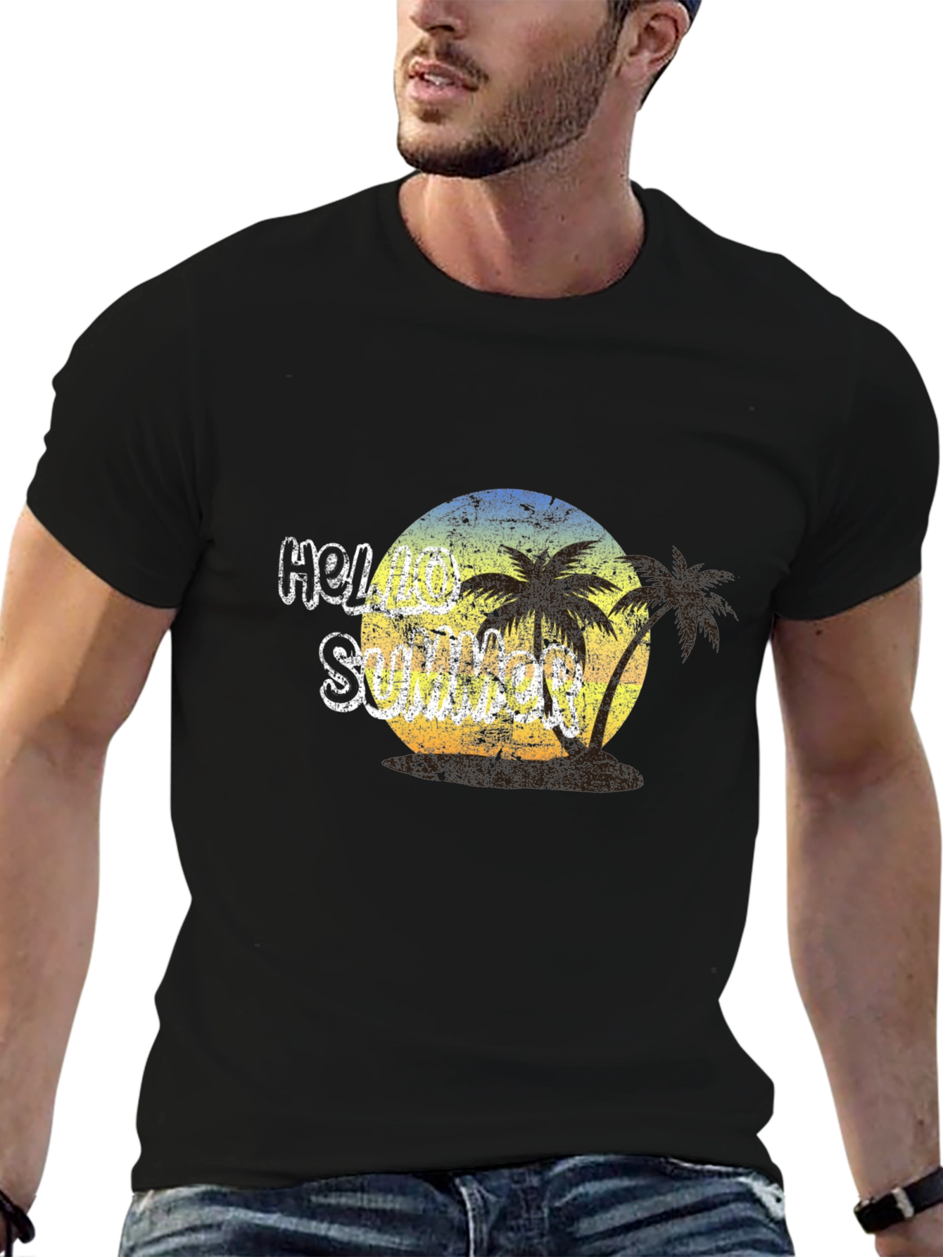 Hello Summer Graphic T-Shirt
