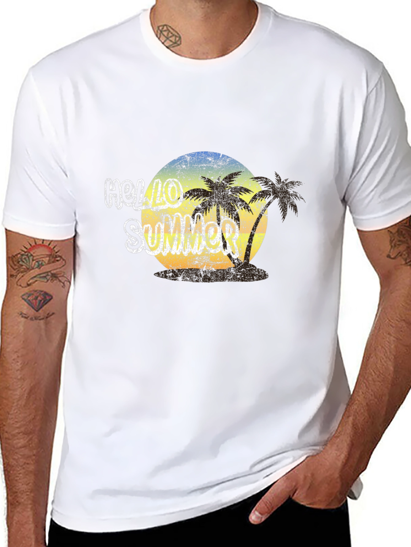 Hello Summer Graphic T-Shirt