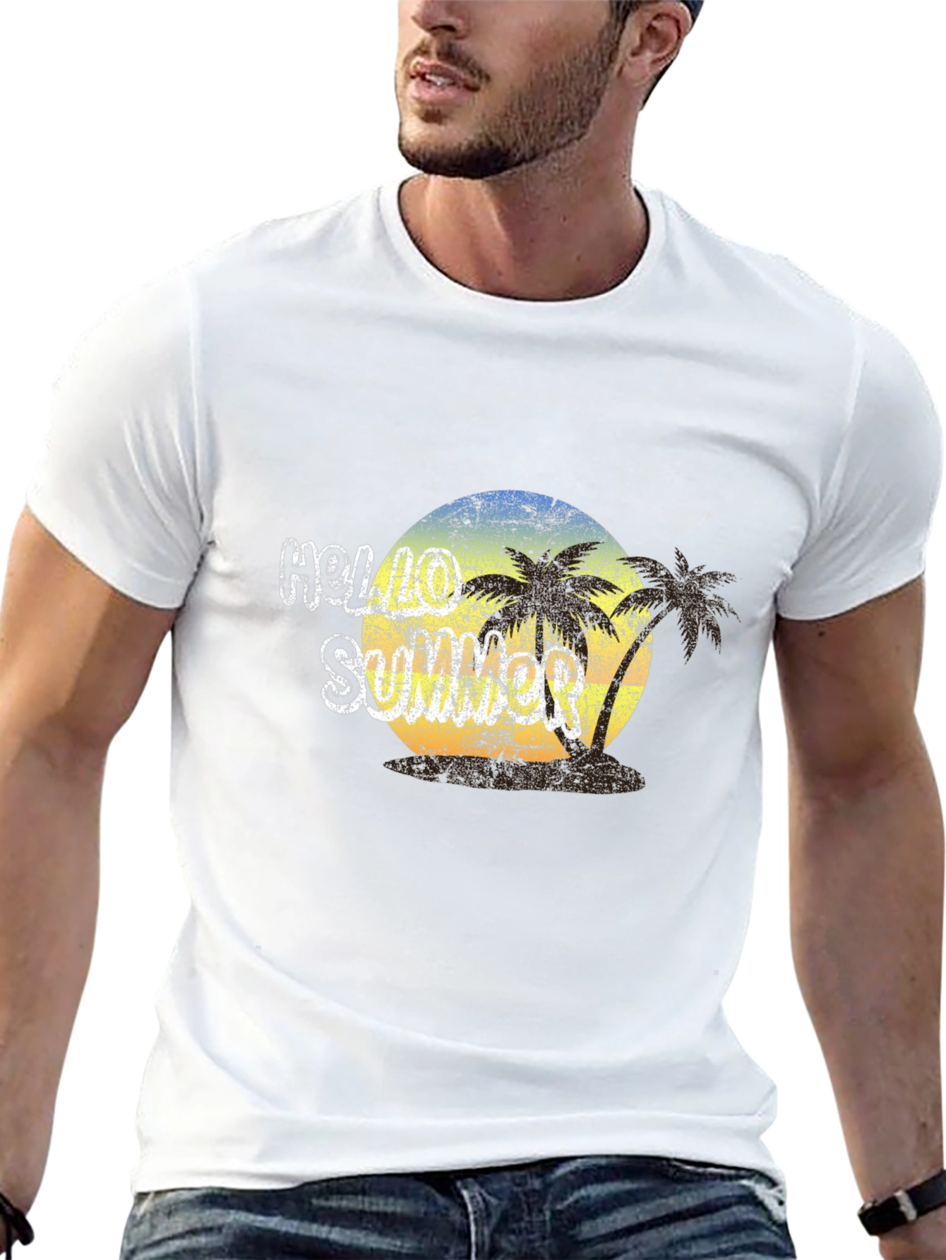 Hello Summer Graphic T-Shirt