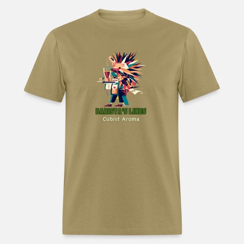 Abstract Brew Maestro - 'Barista's Lines' Cubist