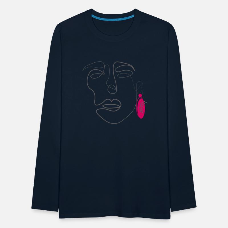 Abstract portrait of glamour girl with big earring