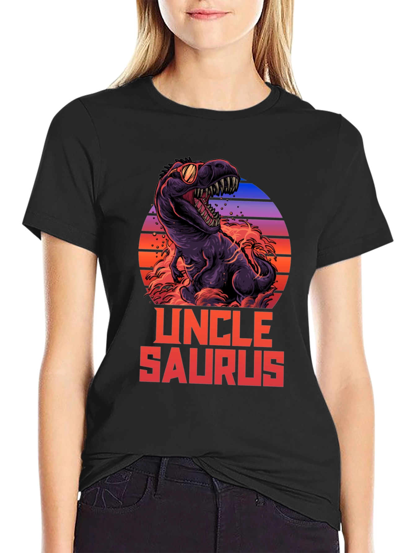 Uncle Saurus T-Shirt - Dinosaur Graphic Tee