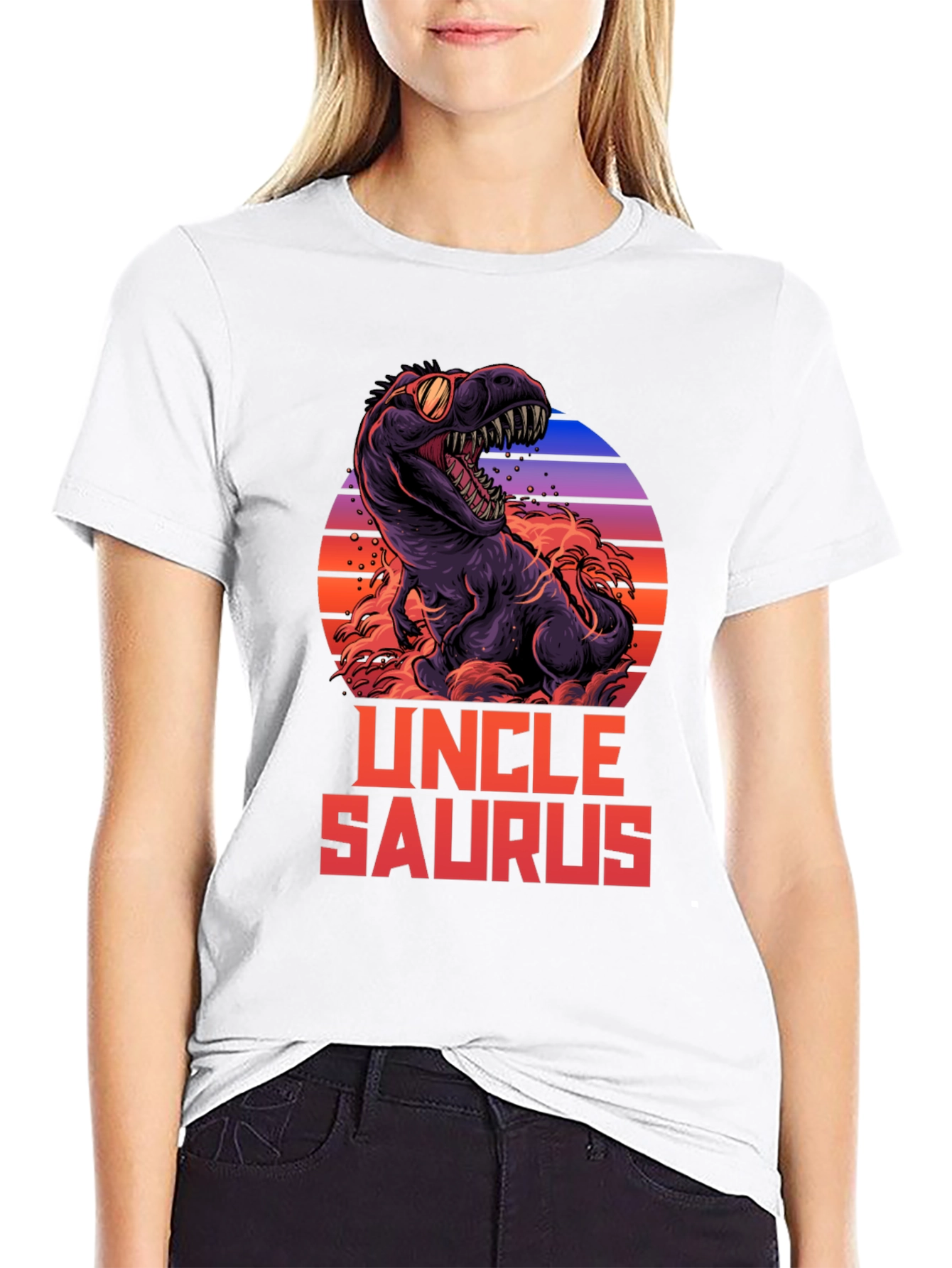 Uncle Saurus T-Shirt - Dinosaur Graphic Tee