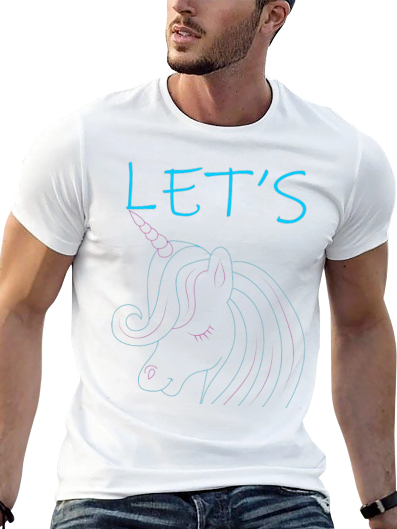 Unicorn Graphic Tee - Lets
