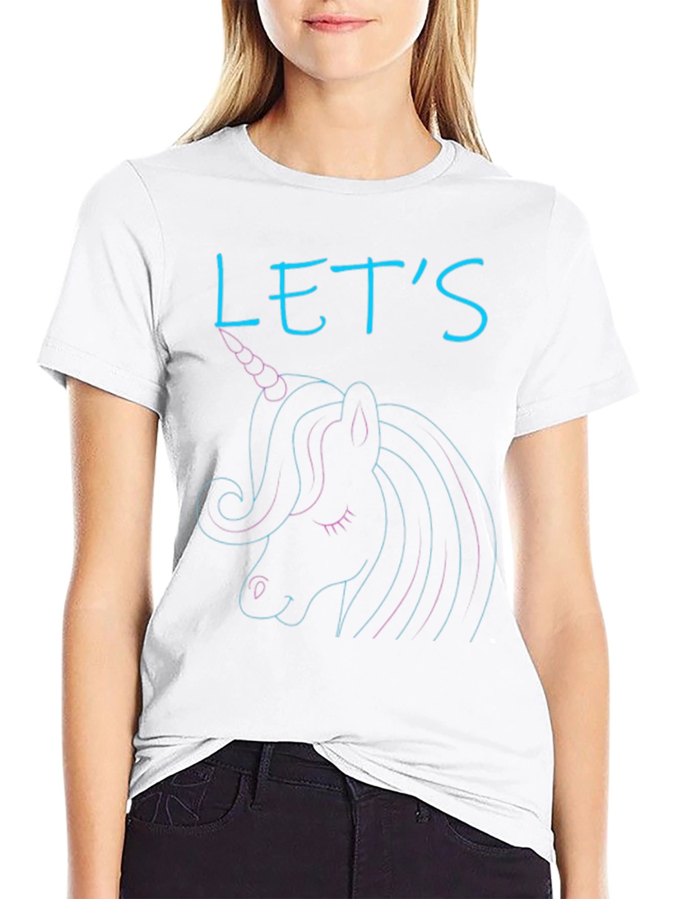Unicorn Graphic Tee - Lets