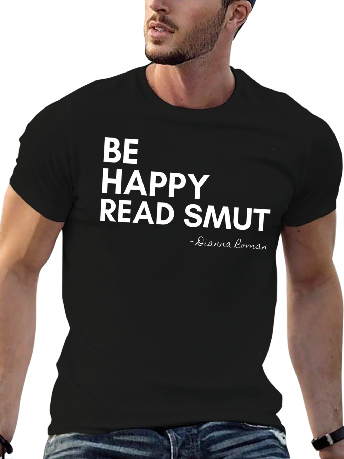 Be Happy Read Smut T-Shirt - Black