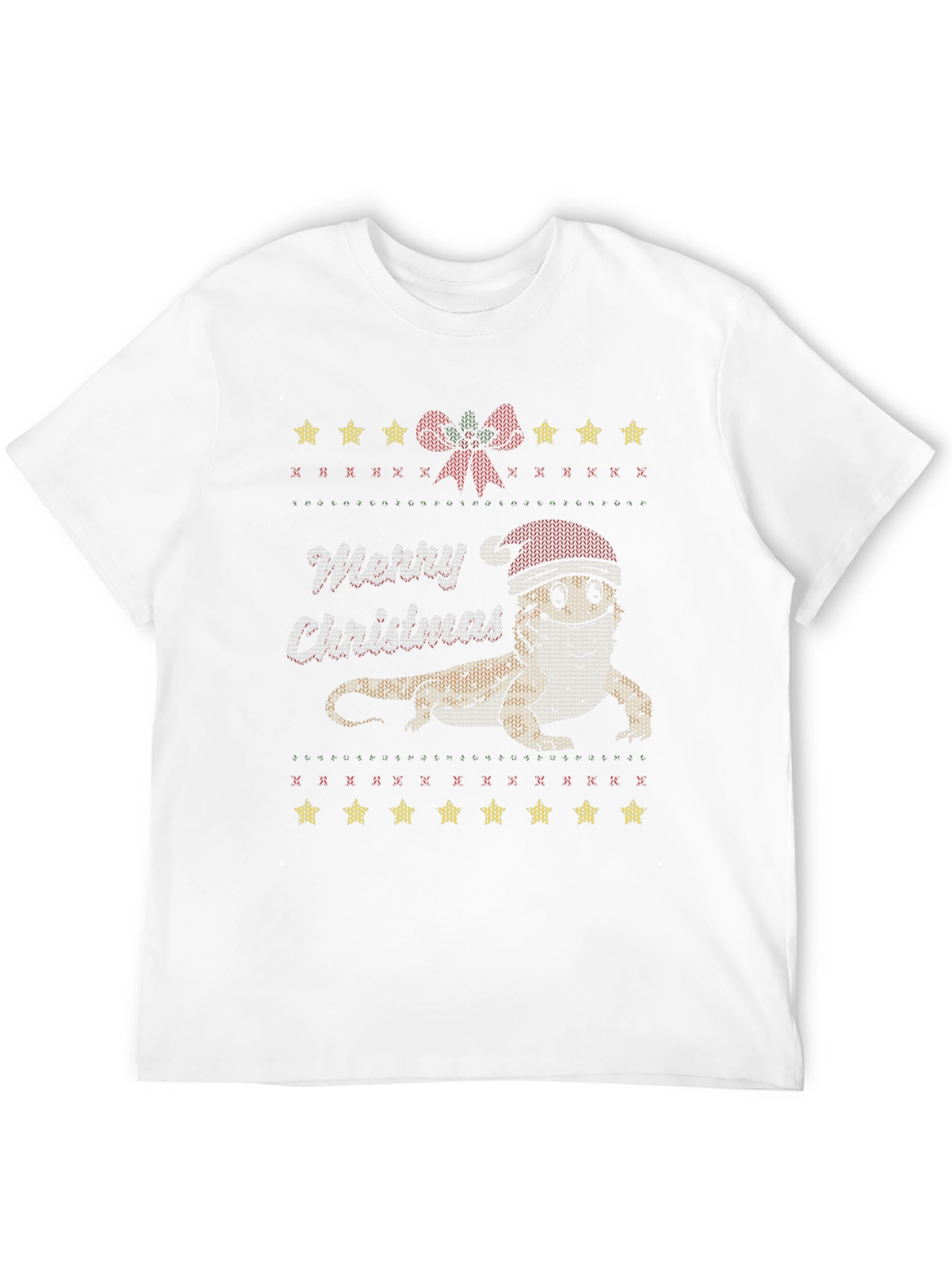 Merry Christmas Bearded Dragon Ugly Christmas Sweater T-Shirt