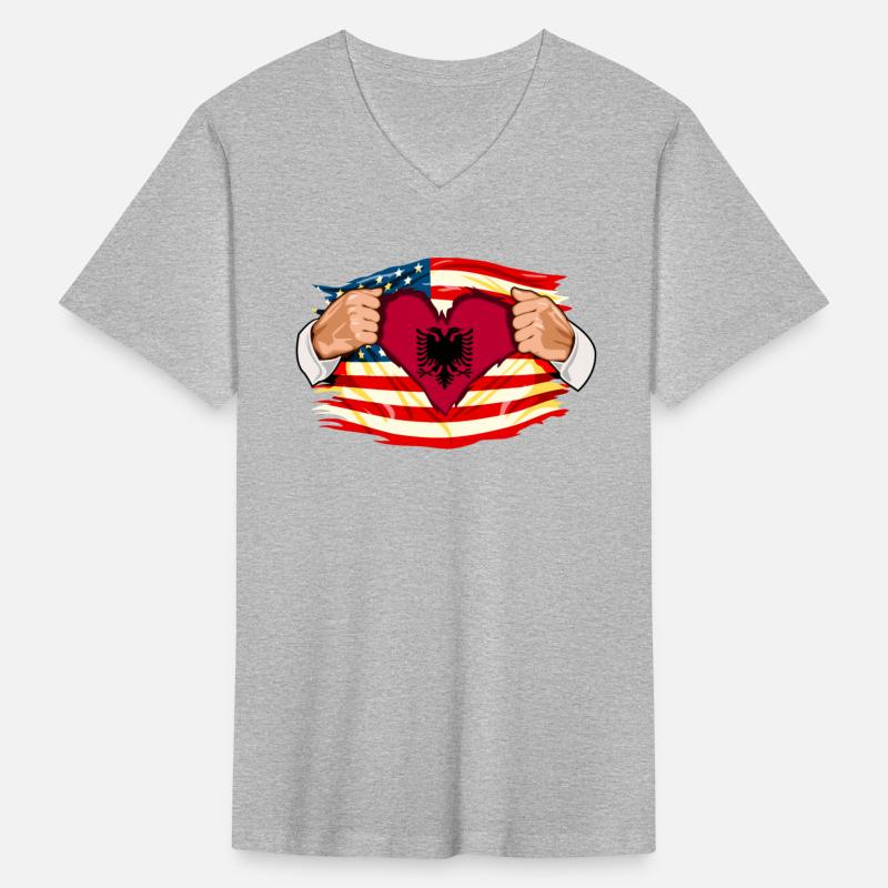 Albania Who Live in America Albanian Flag