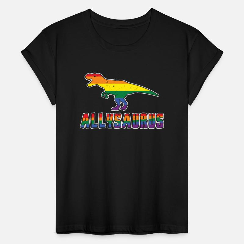 Ally Dinosaur Gay LGBTQ Rainbow LGBT Pride Month