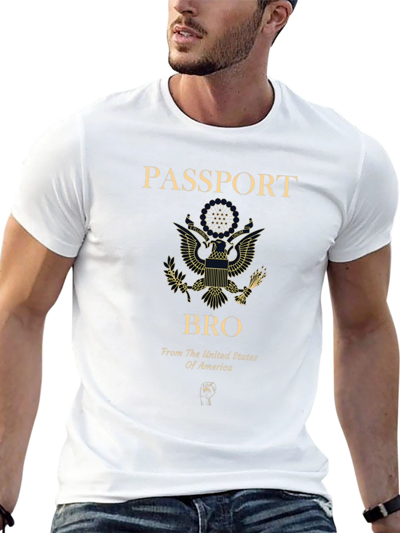 Passport Bro USA Graphic T-Shirt