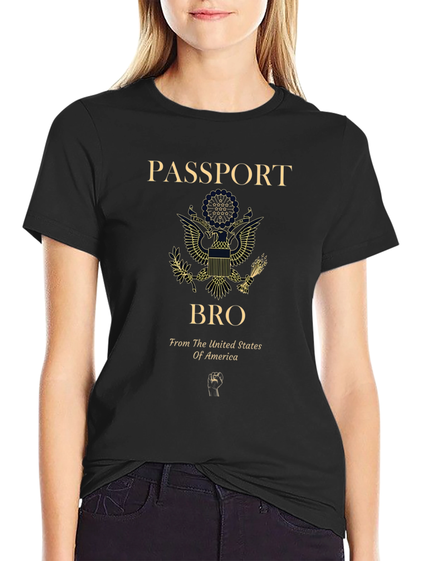 Passport Bro USA Graphic T-Shirt