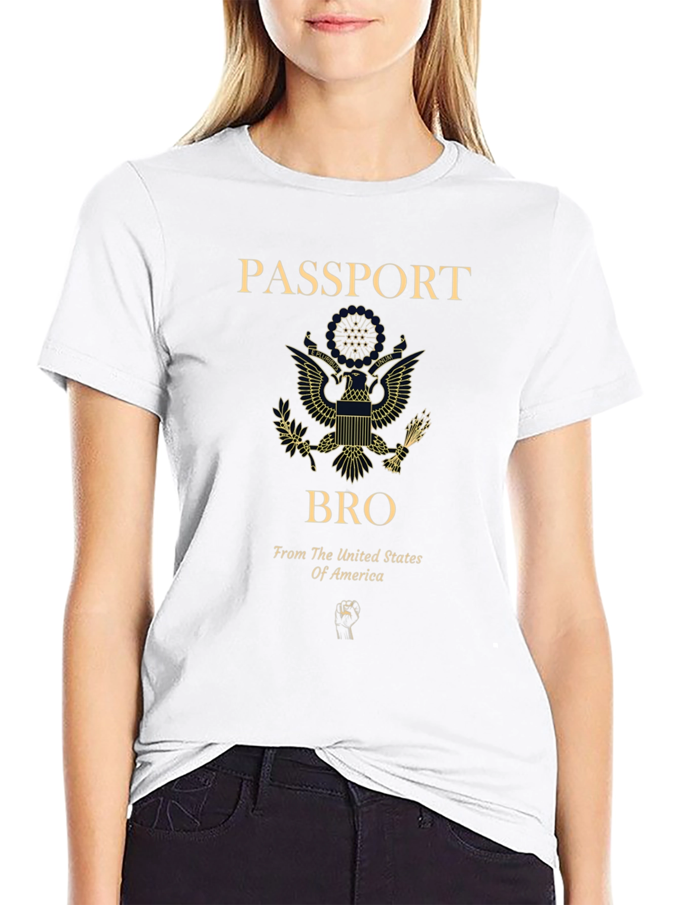 Passport Bro USA Graphic T-Shirt