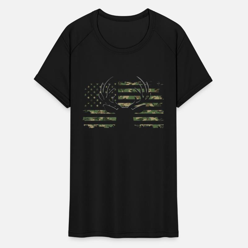 American Flag Camouflage Outdoor Antlers Deer