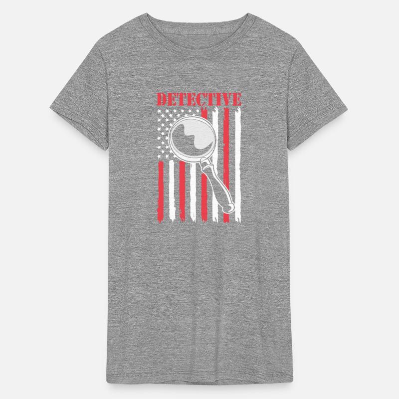 American Flag Patriotic Police Officer Detective