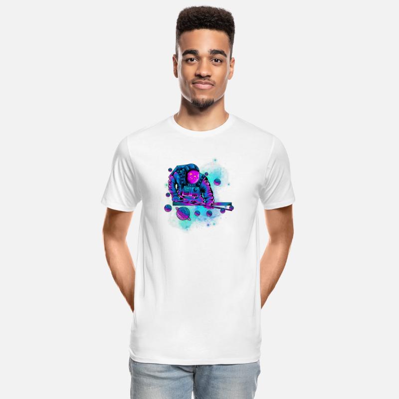 An astronaut playing in space cool design