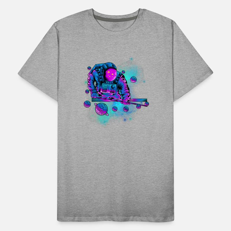 An astronaut playing in space cool design