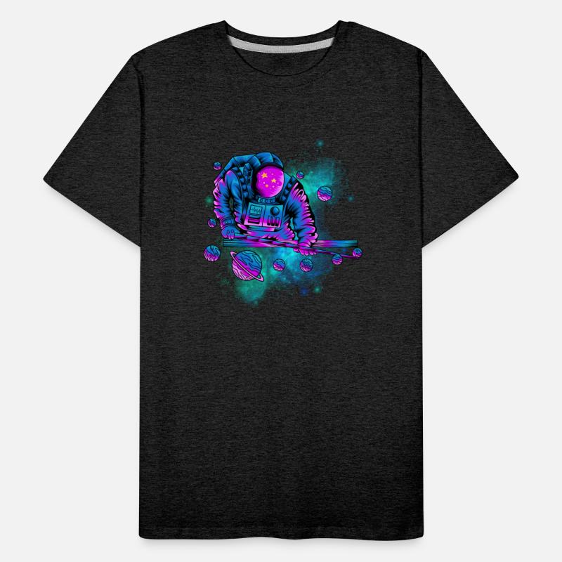 An astronaut playing in space cool design