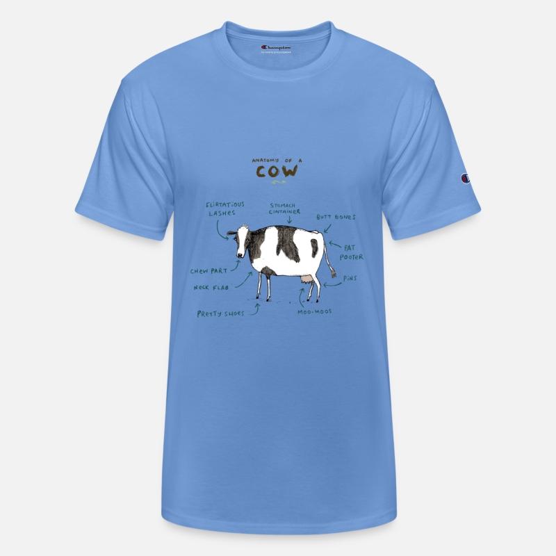 anatomy of a cow classic t shirt