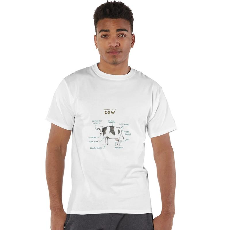 anatomy of a cow classic t shirt