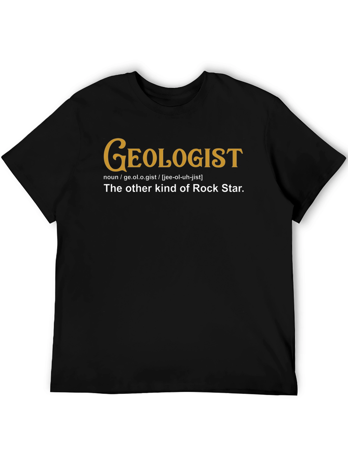 Geologist Rock Star Graphic T-Shirt