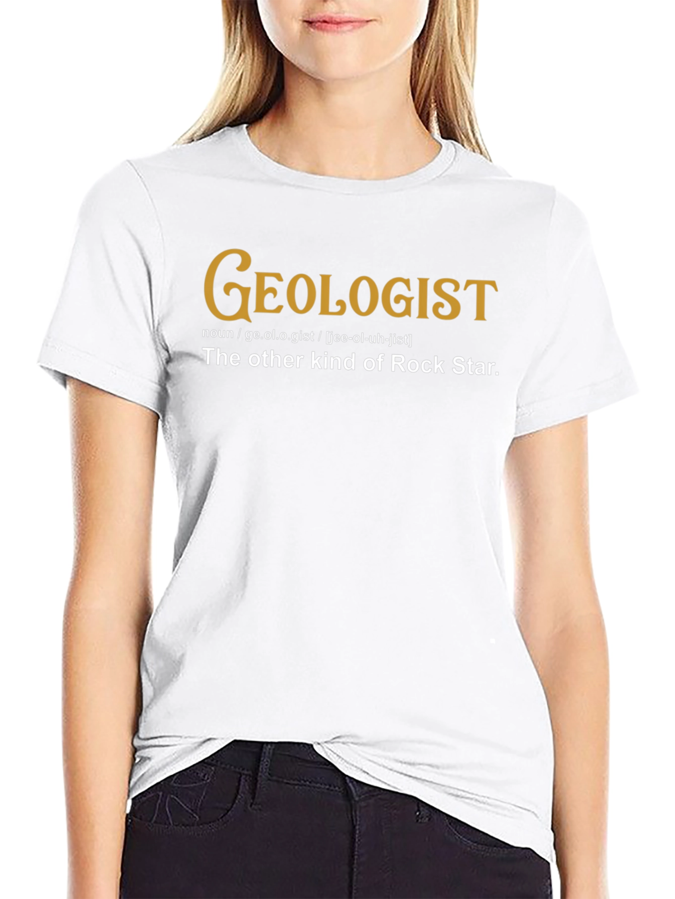 Geologist Rock Star Graphic T-Shirt