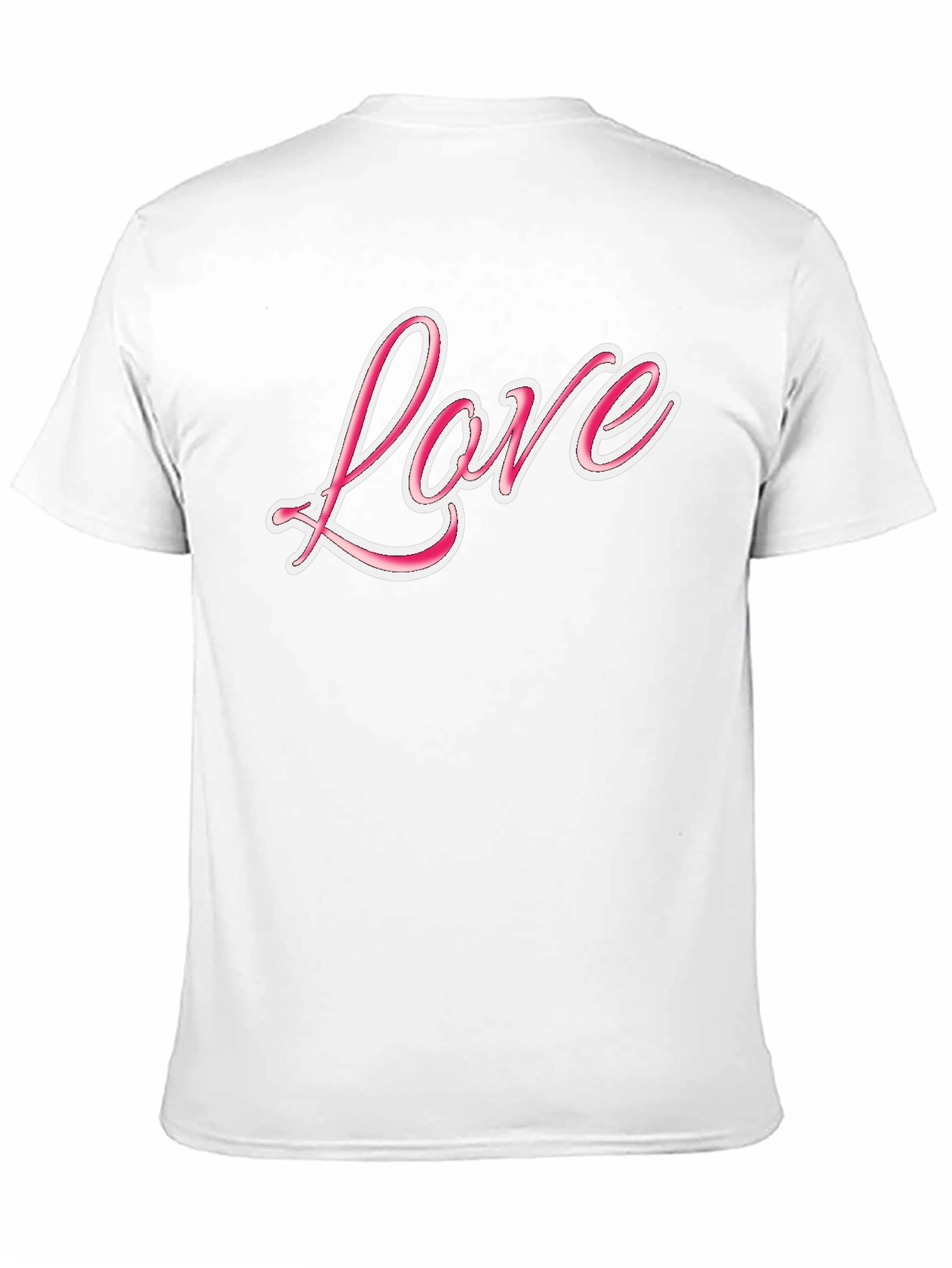 Love Graphic Print Black T-Shirt