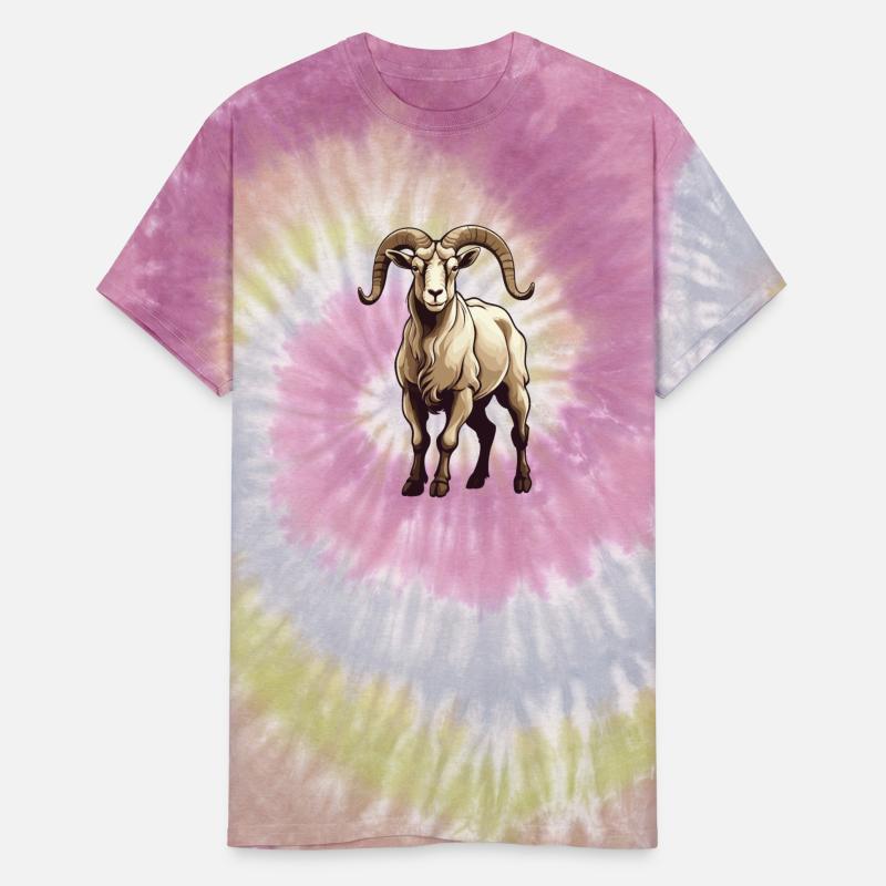 Aries goat T shirt Design
