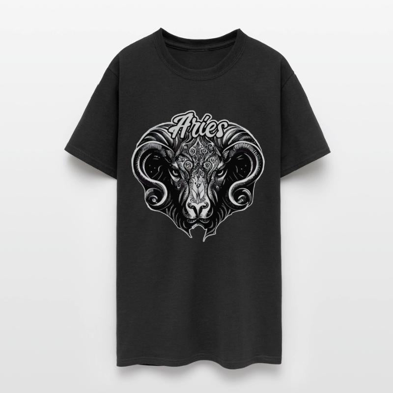 Aries Ram Astrological Sign Ornate Zodiac