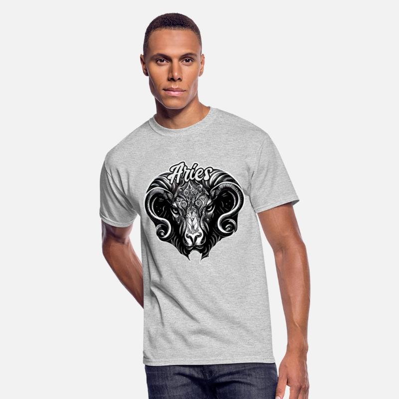 Aries Ram Astrological Sign Ornate Zodiac