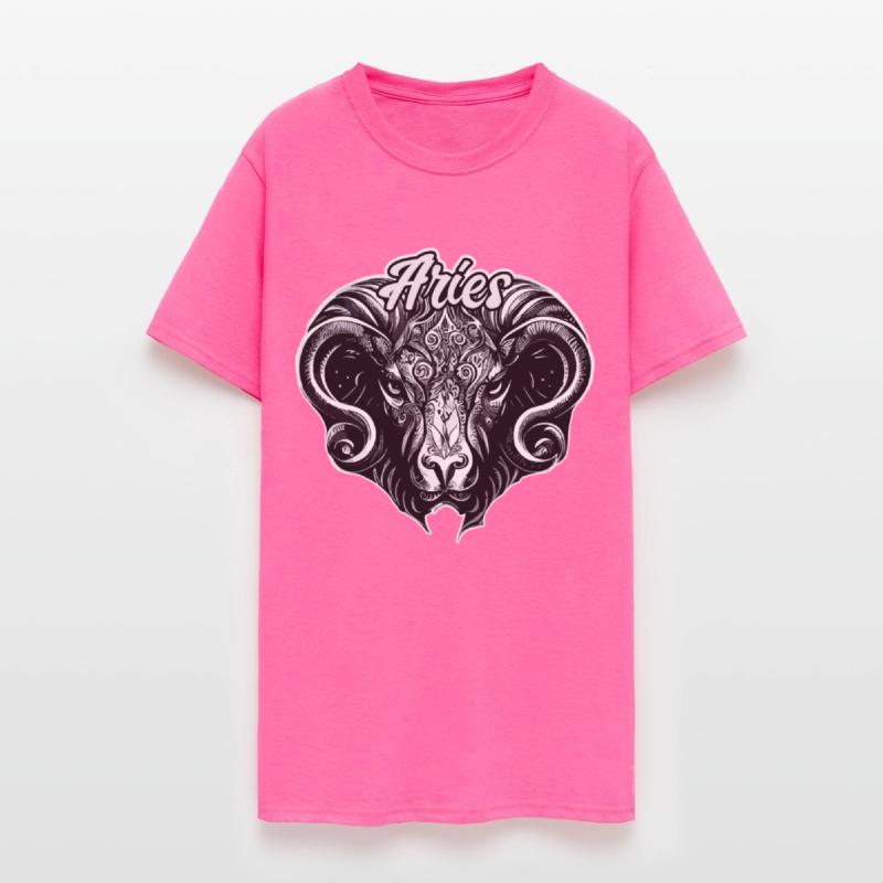 Aries Ram Astrological Sign Ornate Zodiac