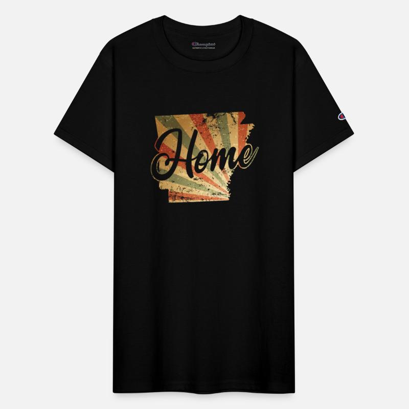 Arkansas Home Map Outline USA America