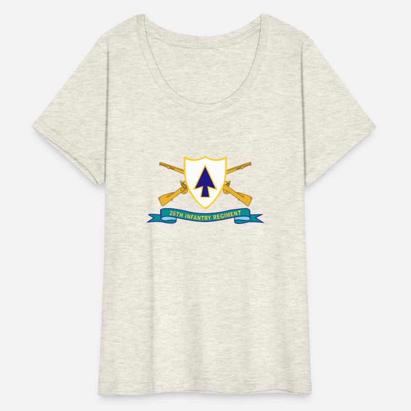 Army 26th Infantry Regiment DUI w Br Ribbon X 300