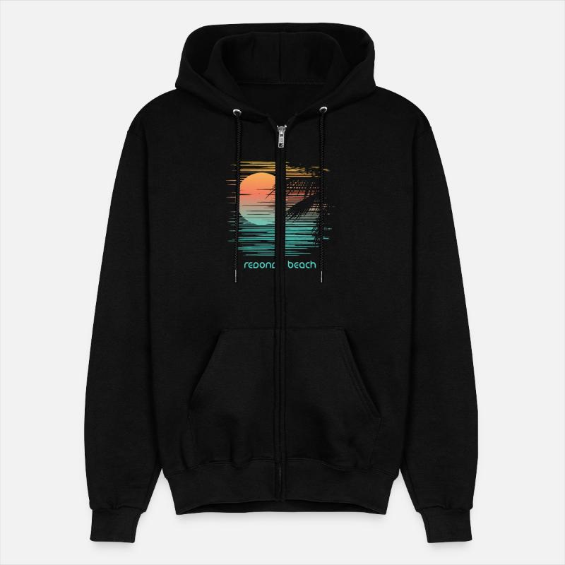 Artistic Redondo Beach California Palm Tree