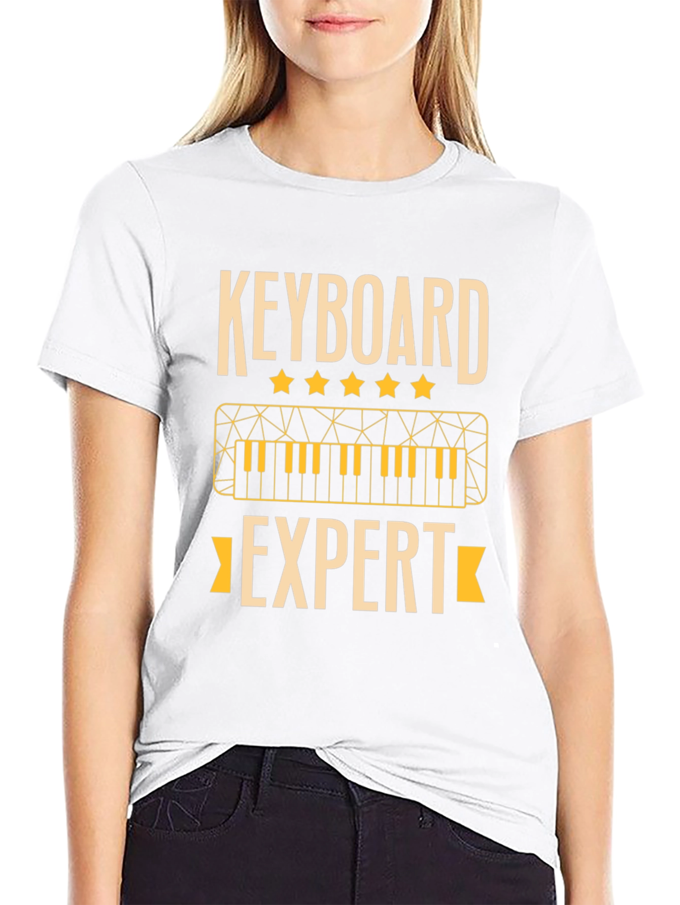 Keyboard Expert Graphic Tee - Musician T-Shirt