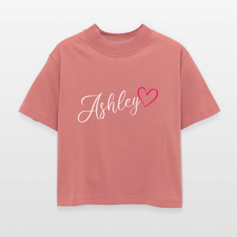 Ashley Name Pink Heart