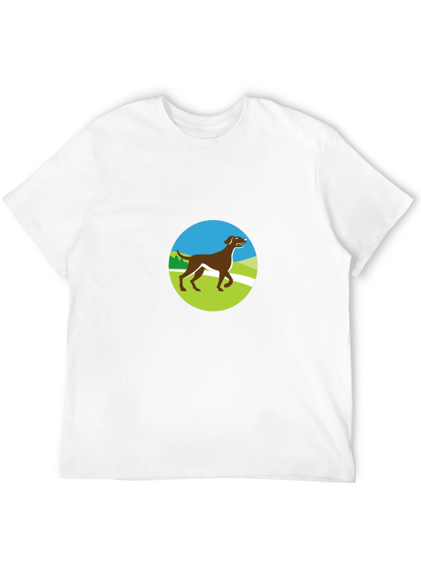Dog Lover T-Shirt - Brown Lab Graphic Tee