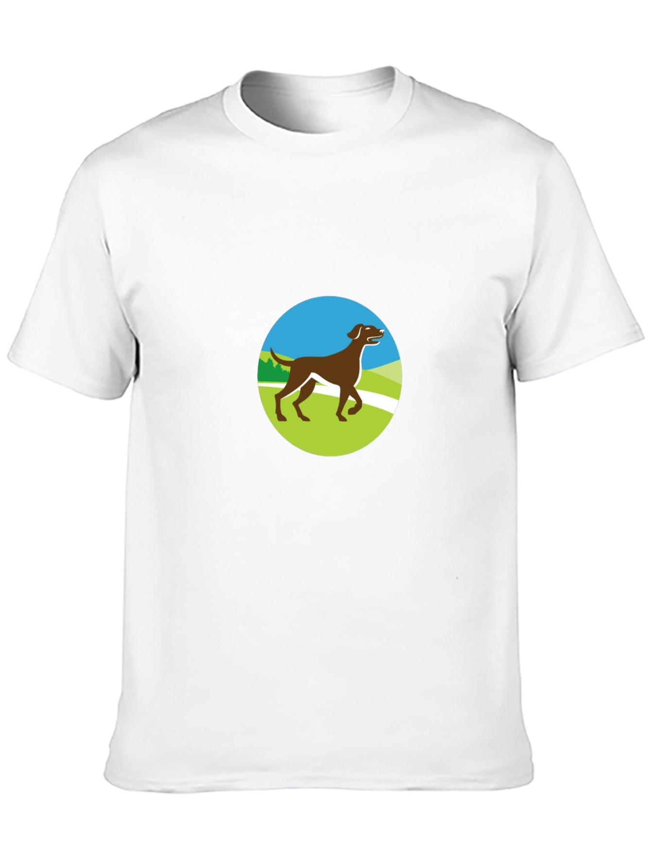 Dog Lover T-Shirt - Brown Lab Graphic Tee