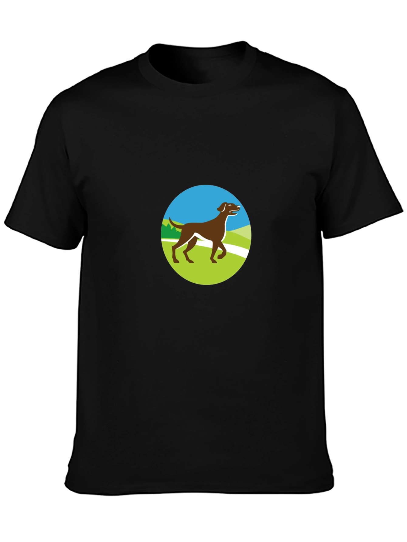 Dog Lover T-Shirt - Brown Lab Graphic Tee