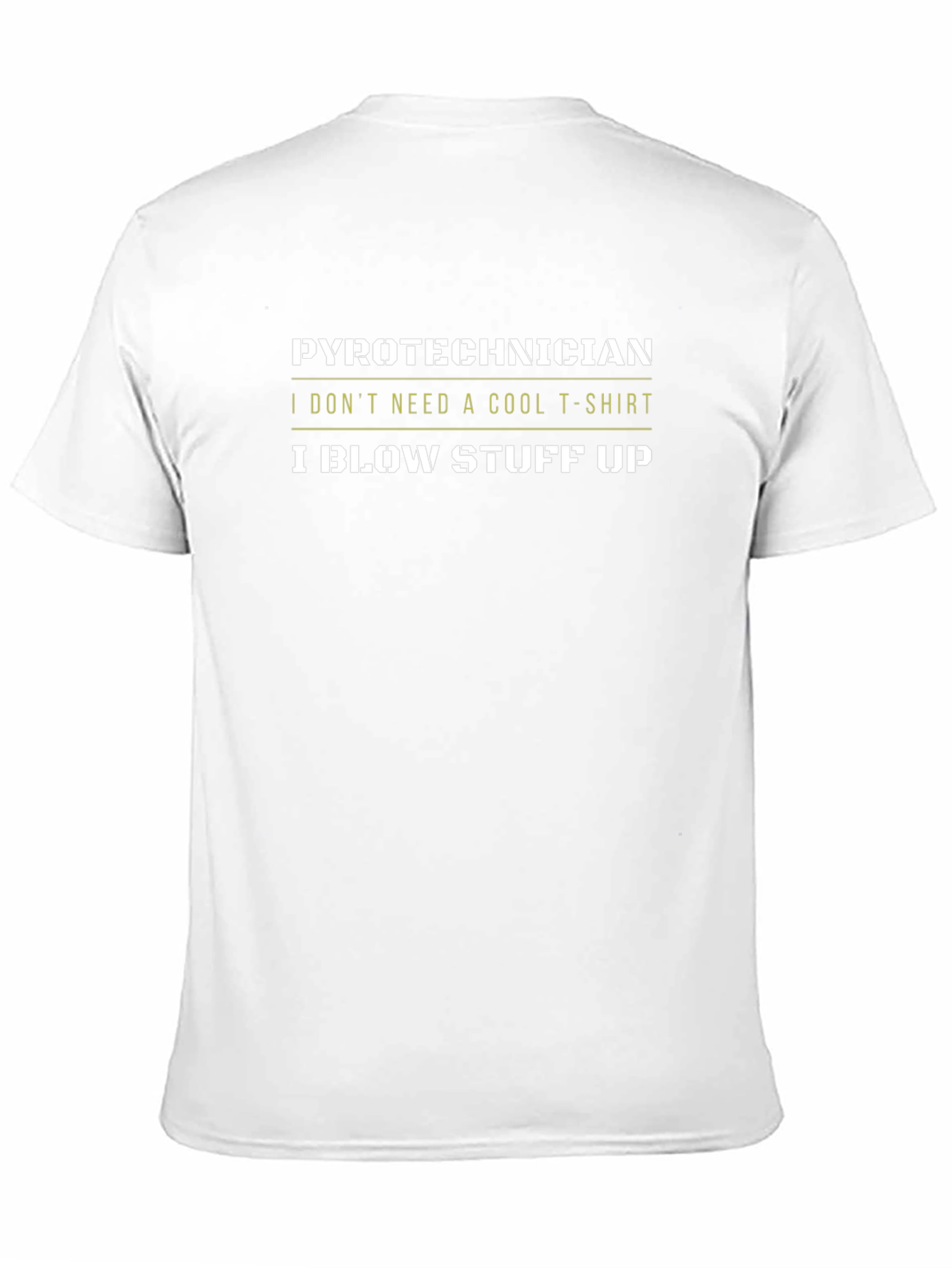 Pyrotechnician I Blow Stuff Up Black T-Shirt