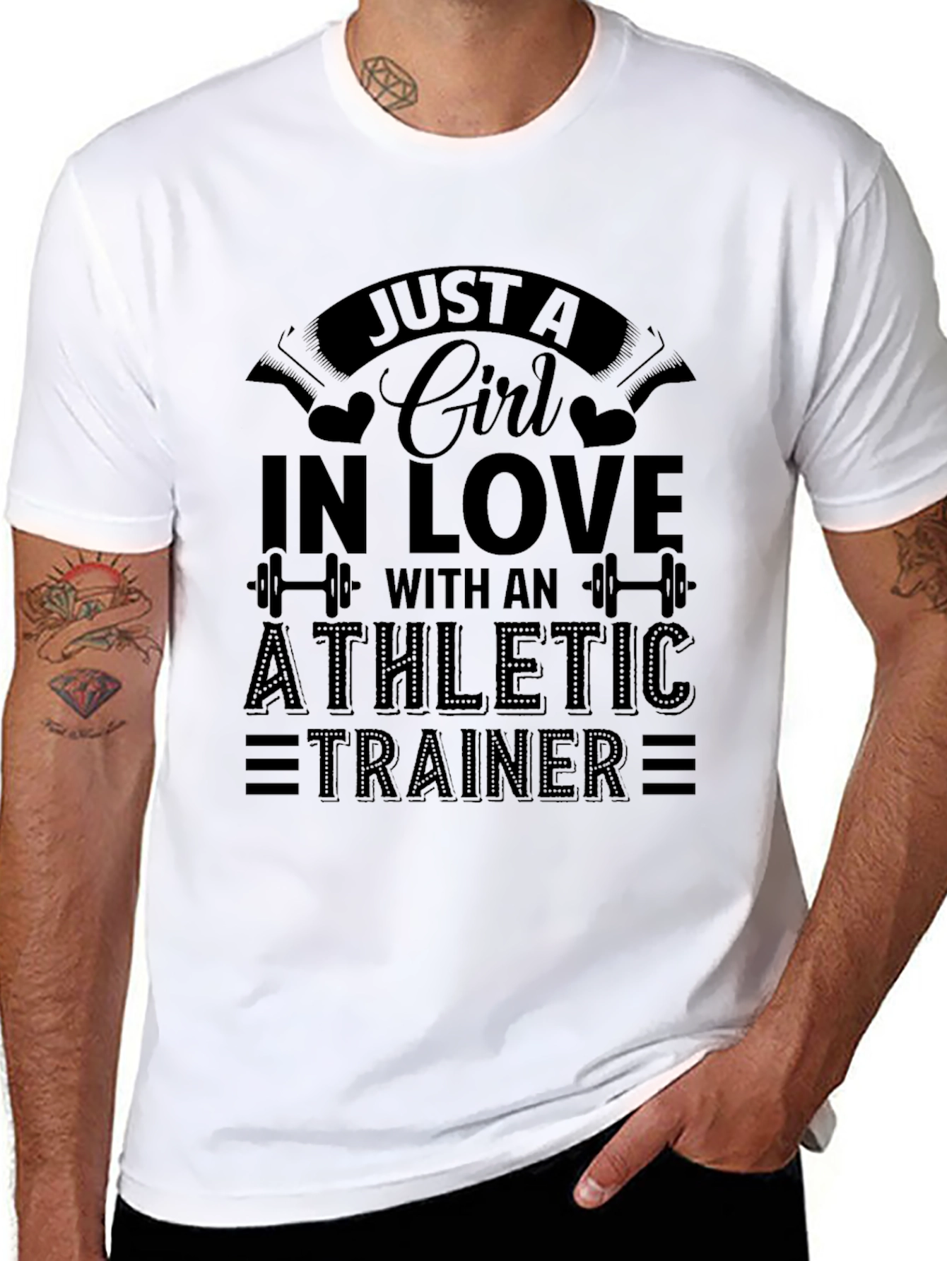 Athletic Trainer Love Graphic T-Shirt