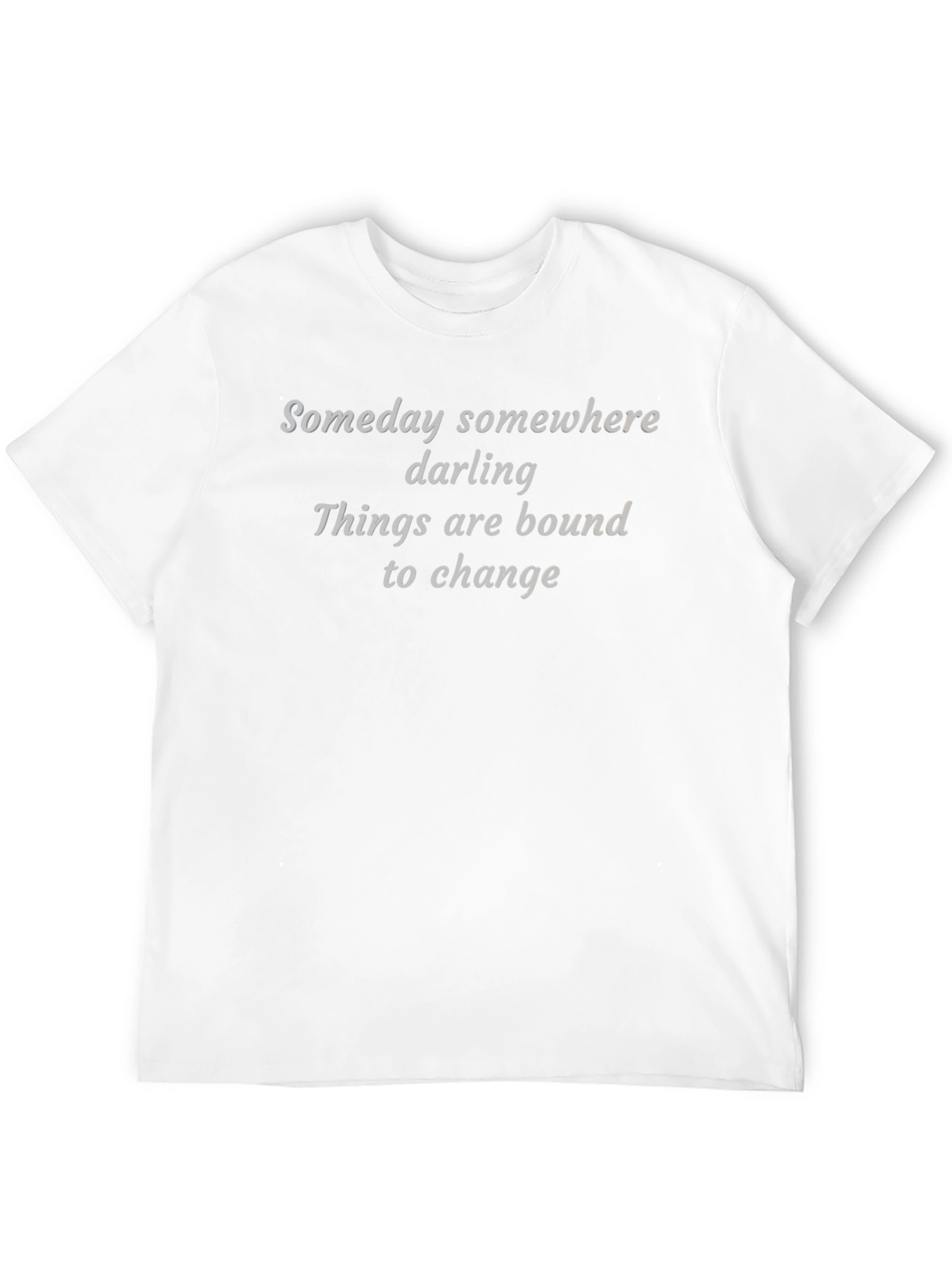 Someday Somewhere Graphic Tee - Unisex Black T-Shirt