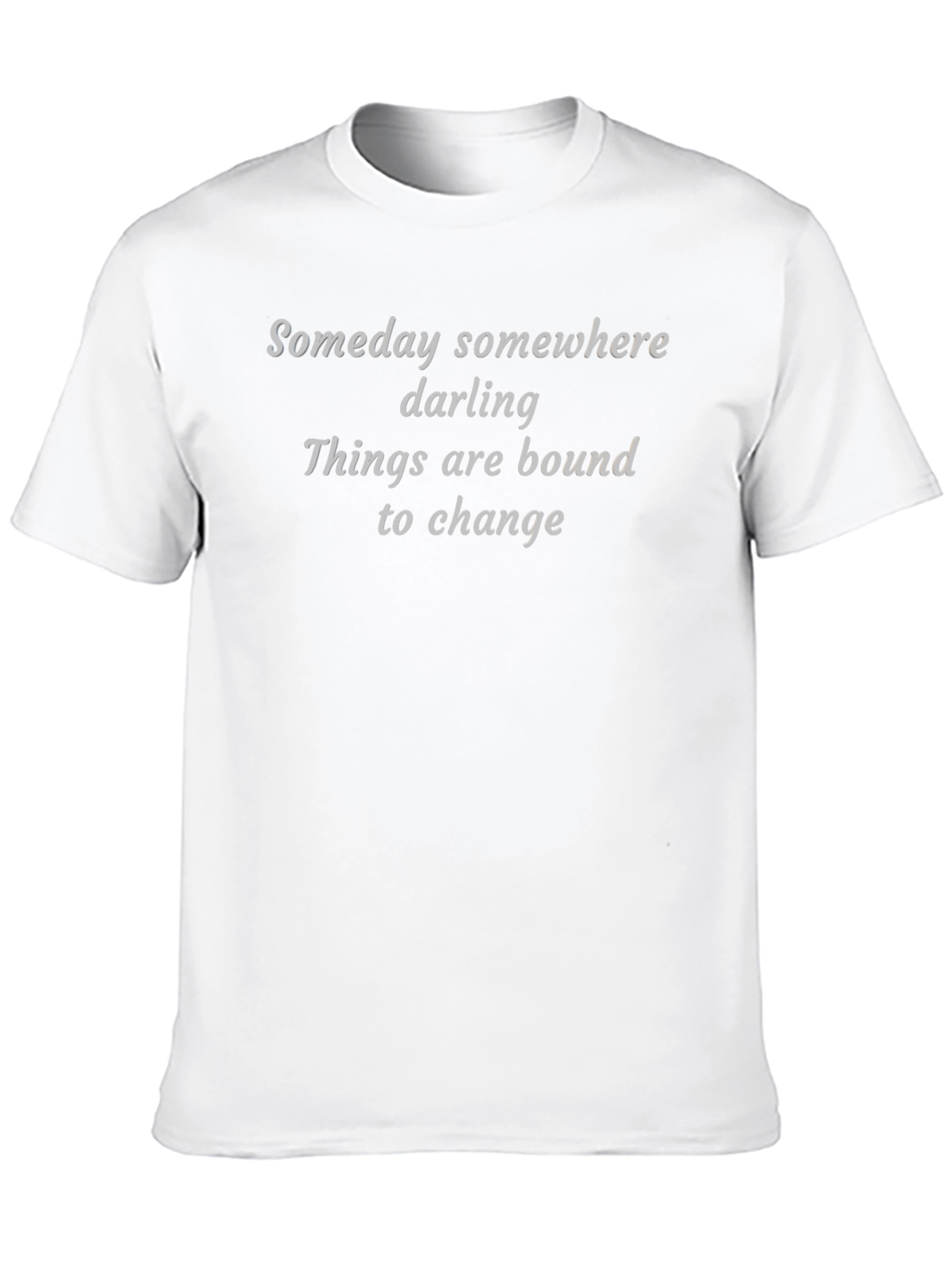 Someday Somewhere Graphic Tee - Unisex Black T-Shirt