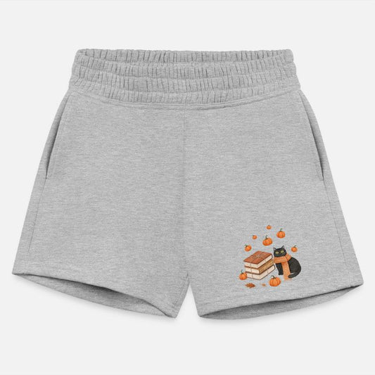 Autumn Cozy Cats and Pumpkin Books