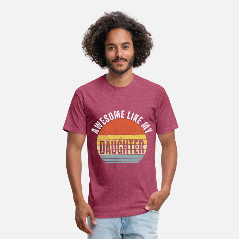 Awesome Like My Daughter T-Shirt Fathers Day