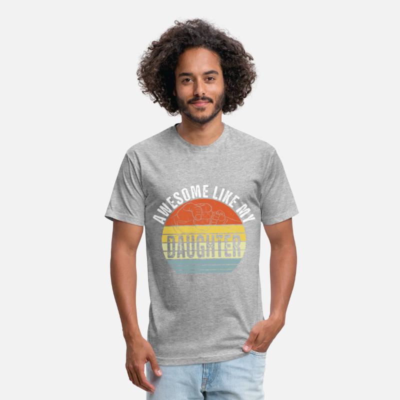 Awesome Like My Daughter T-Shirt Fathers Day