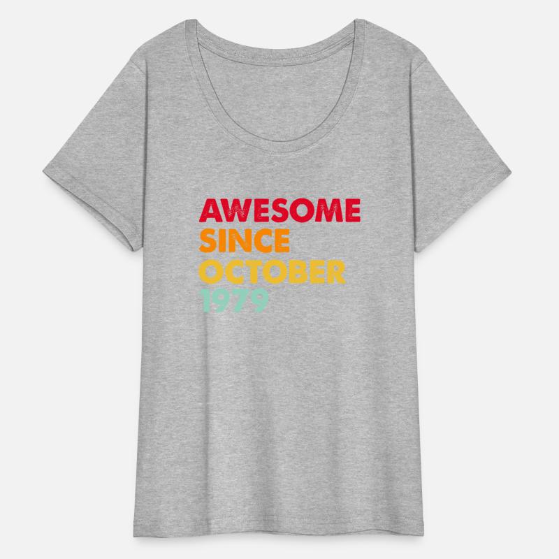 Awesome Since october 1979 43Rd Birthday Gifts