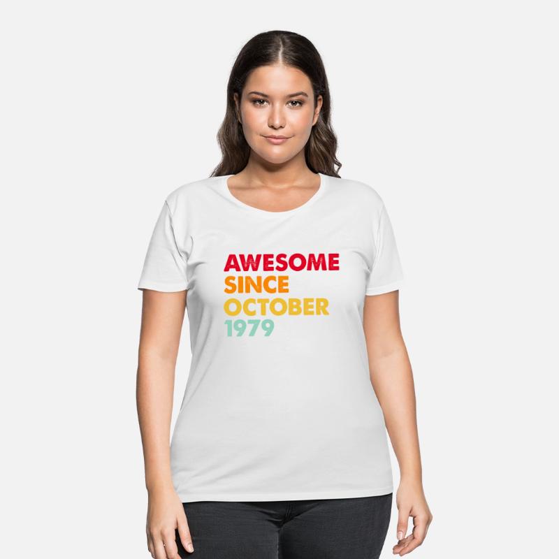 Awesome Since october 1979 43Rd Birthday Gifts