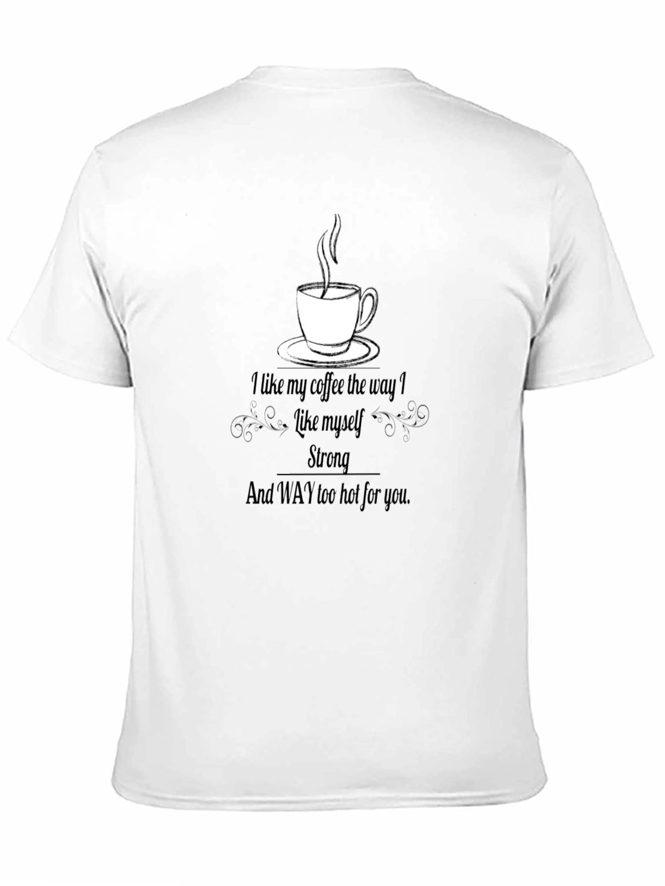 Coffee Lovers Black Graphic T-Shirt